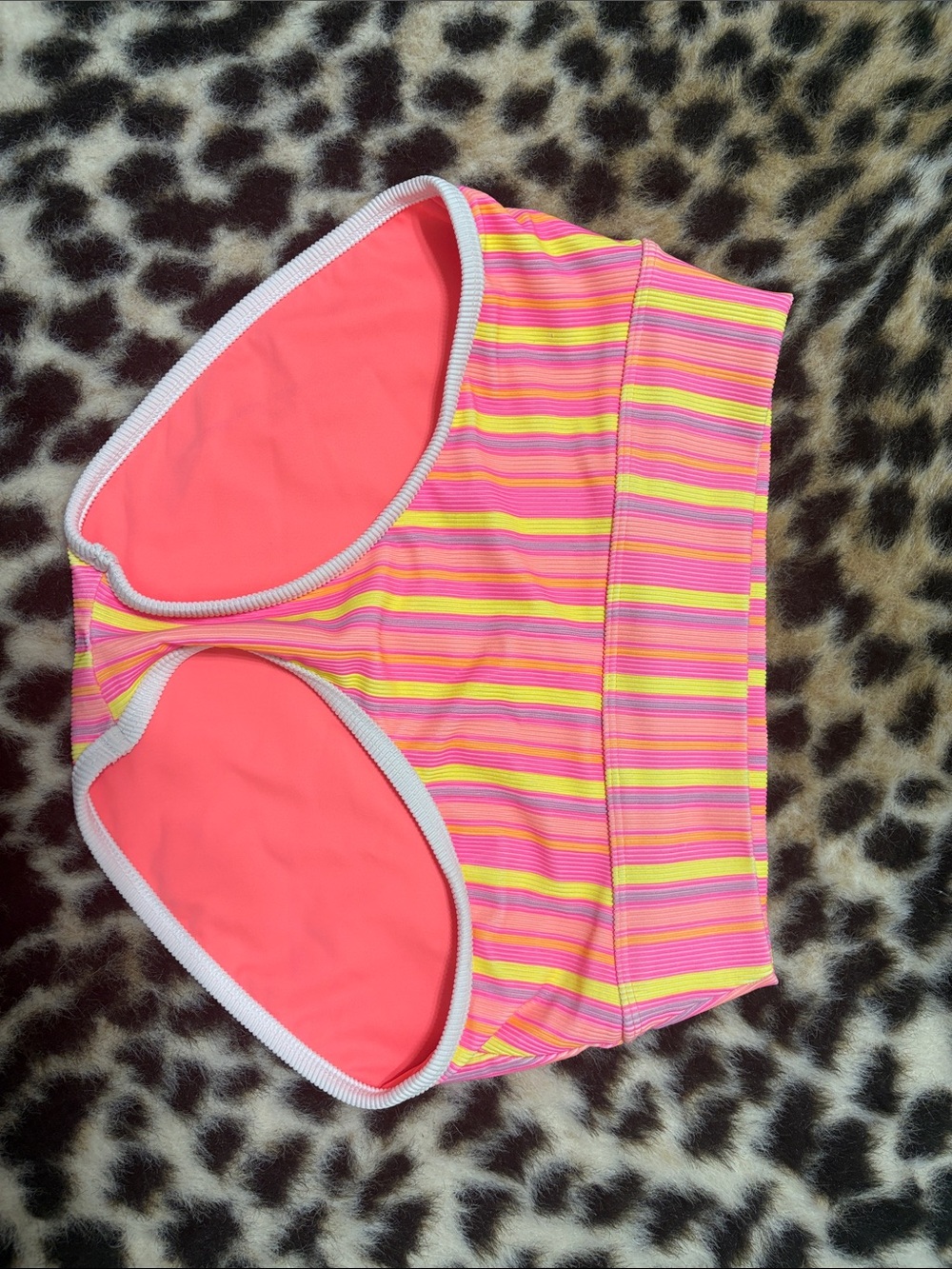 🩷💛 WOMEN’S LAINSNOW PINK AND YELLOW BIKINI BOTTOMS